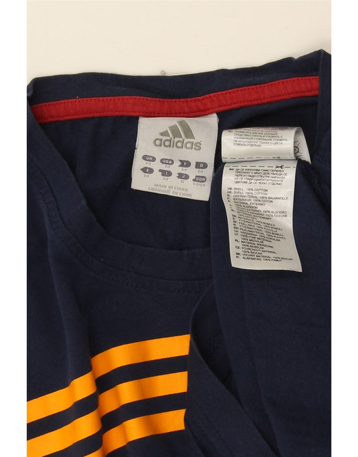 Adidas muška majica kratkih rukava srednje tamnoplavi pamuk