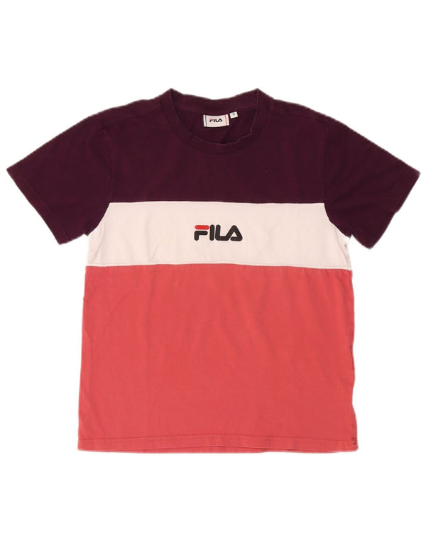 FILA majica kratkih rukava s grafičkim motivima UK 10 malih raznobojnih blokova u boji