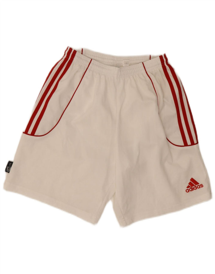 Adidas muške sportske kratke hlače Climalite Male bijele poliesterske