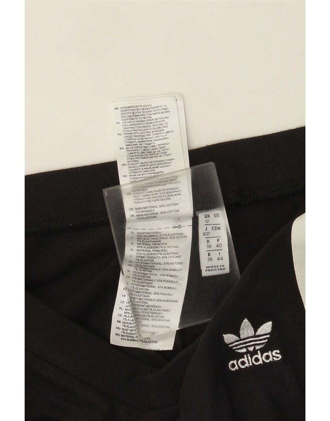 Adidas ženske tajice UK 12 Srednje crni pamuk