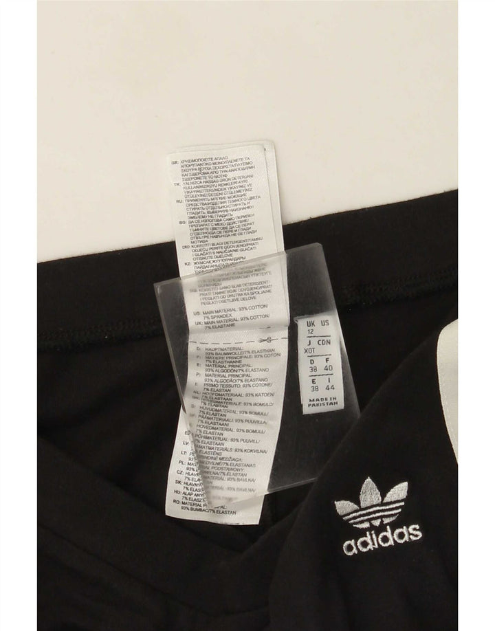 Adidas ženske tajice UK 12 Srednje crni pamuk