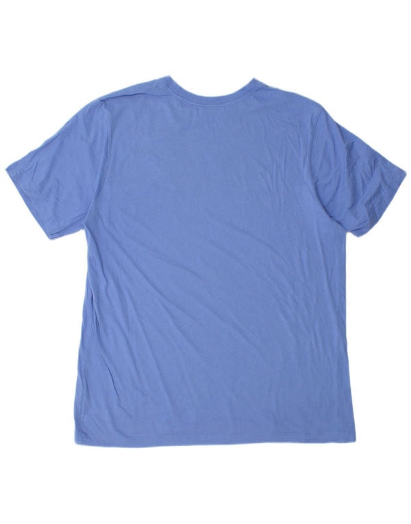 Nike Muška majica kratkih rukava Large Blue Cotton