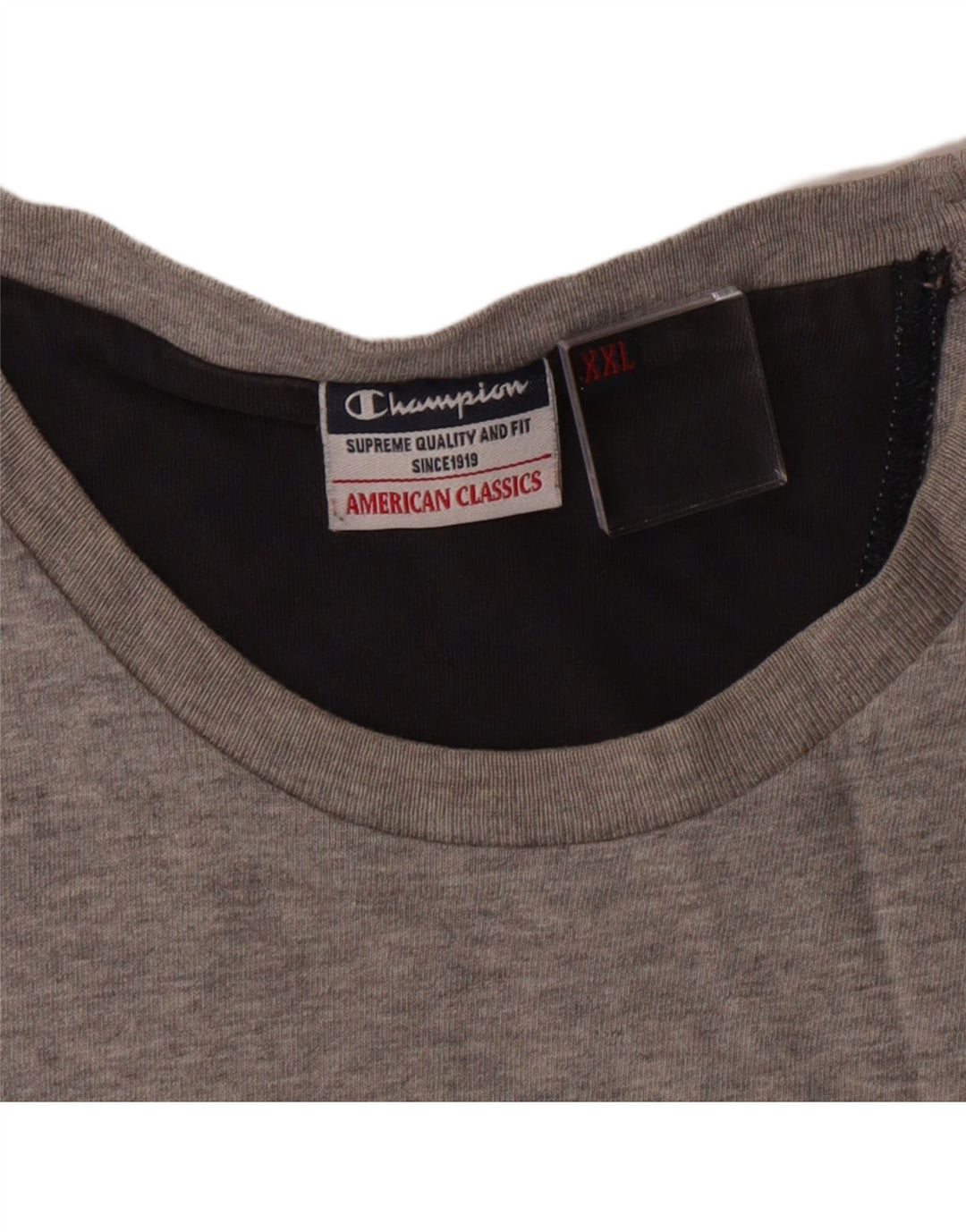 CHAMPION Womens T-Shirt Top UK 20 2XL Grey