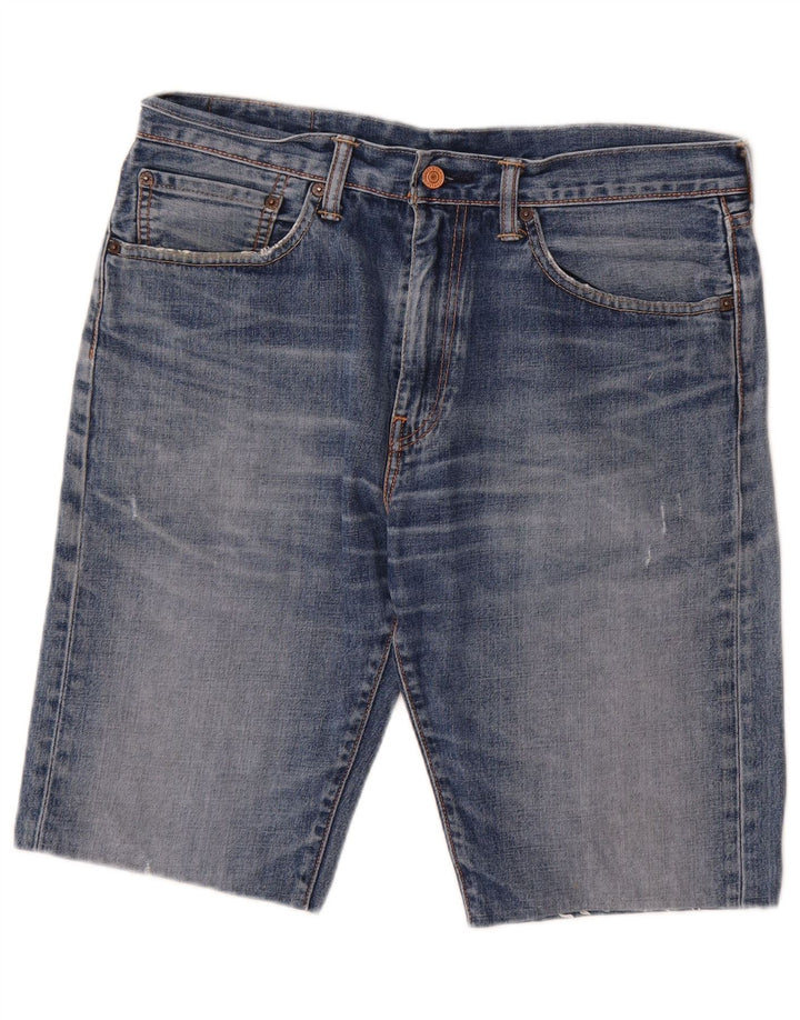 Levi's muške kratke traper kratke hlače W34 veliki plavi pamuk