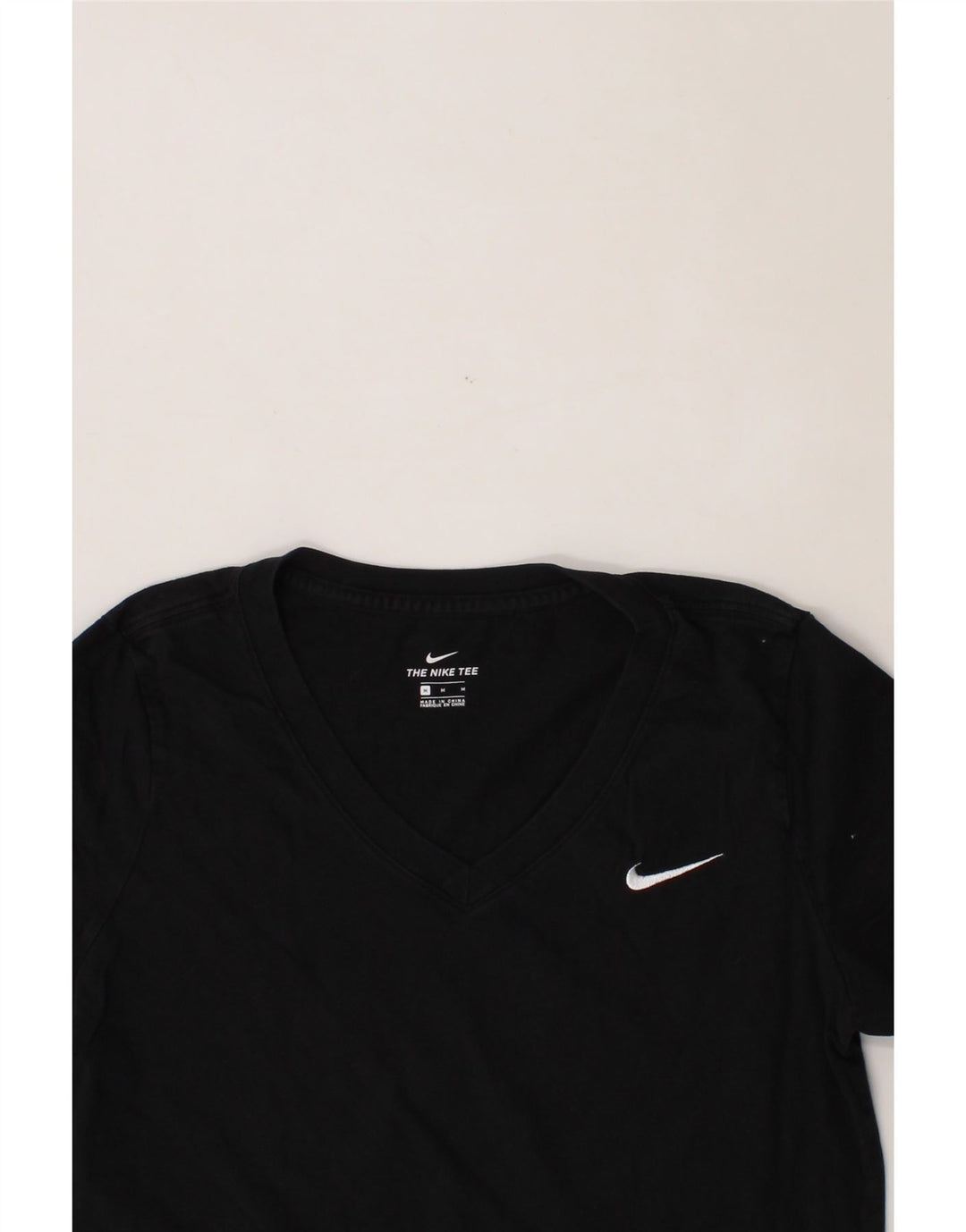NIKE Womens T-Shirt Top UK 14 Medium Black Cotton Vintage Nike and Second-Hand Nike from Messina Hembry 