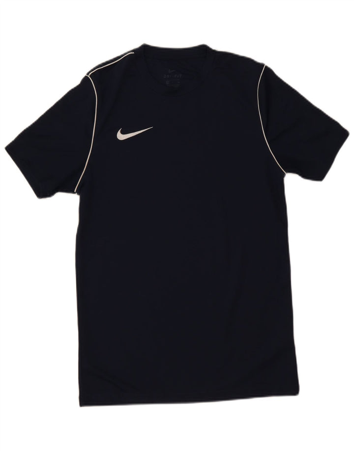 Nike Dri Fit majica kratkih rukava, mali mornarsko plavi poliester