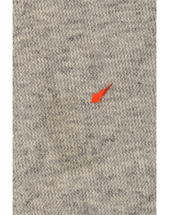 SUPERDRY muški pulover s okruglim izrezom 3XL sivi flekasti pamuk