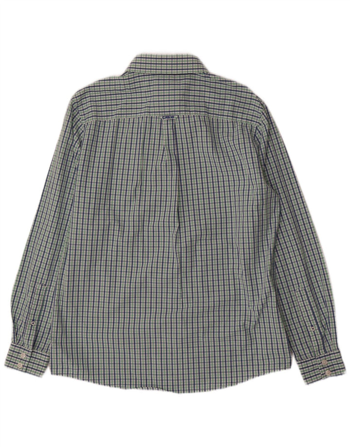 Crew Clothing Muška klasična košulja srednje zelene boje od gingham pamuka