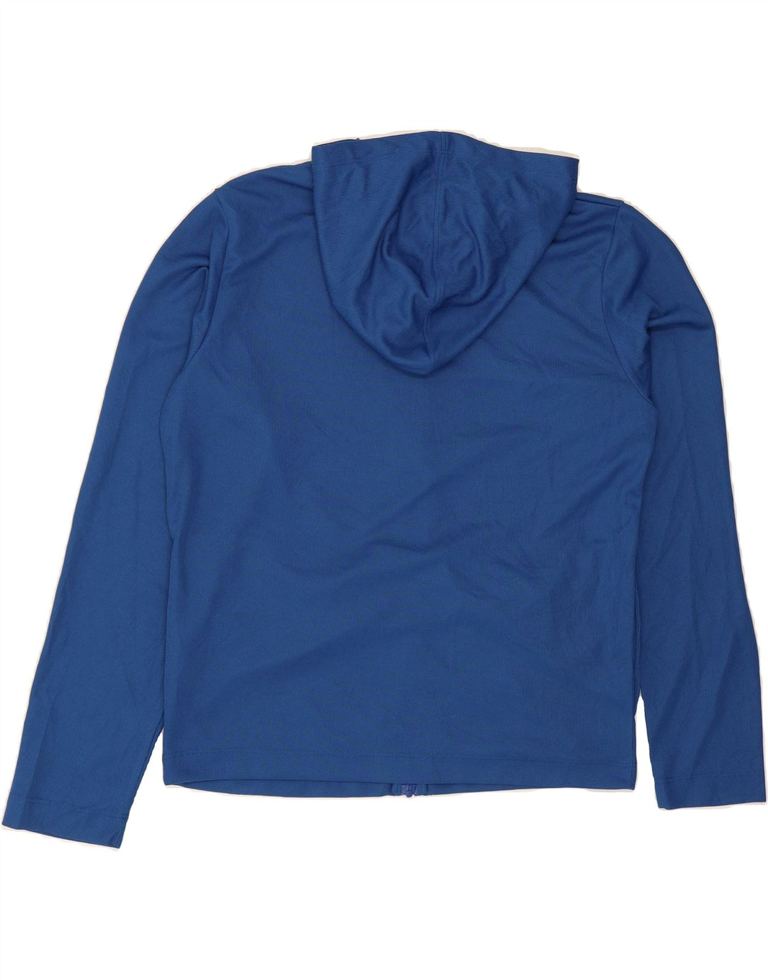 NIKE Womens Dri Fit Zip Hoodie Sweater UK 14 Medium Blue Polyester Vintage Nike and Second-Hand Nike from Messina Hembry 