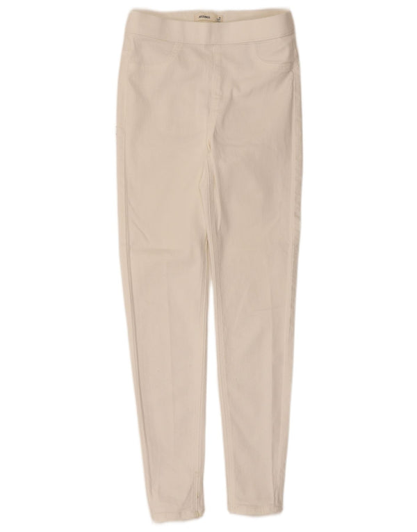 Marks & Spencer ženske jegging ležerne hlače UK 8 male W24 L26 bijele