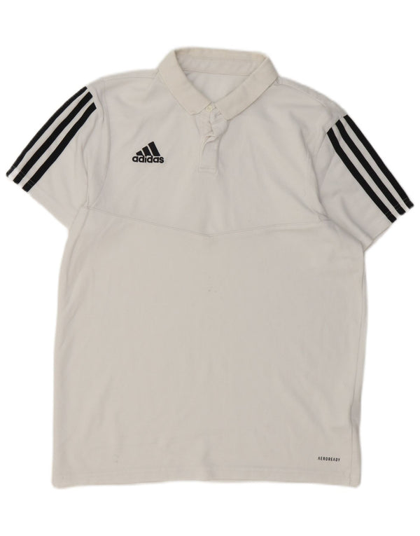 Adidas muška Aeroready polo majica Srednje bijeli pamuk