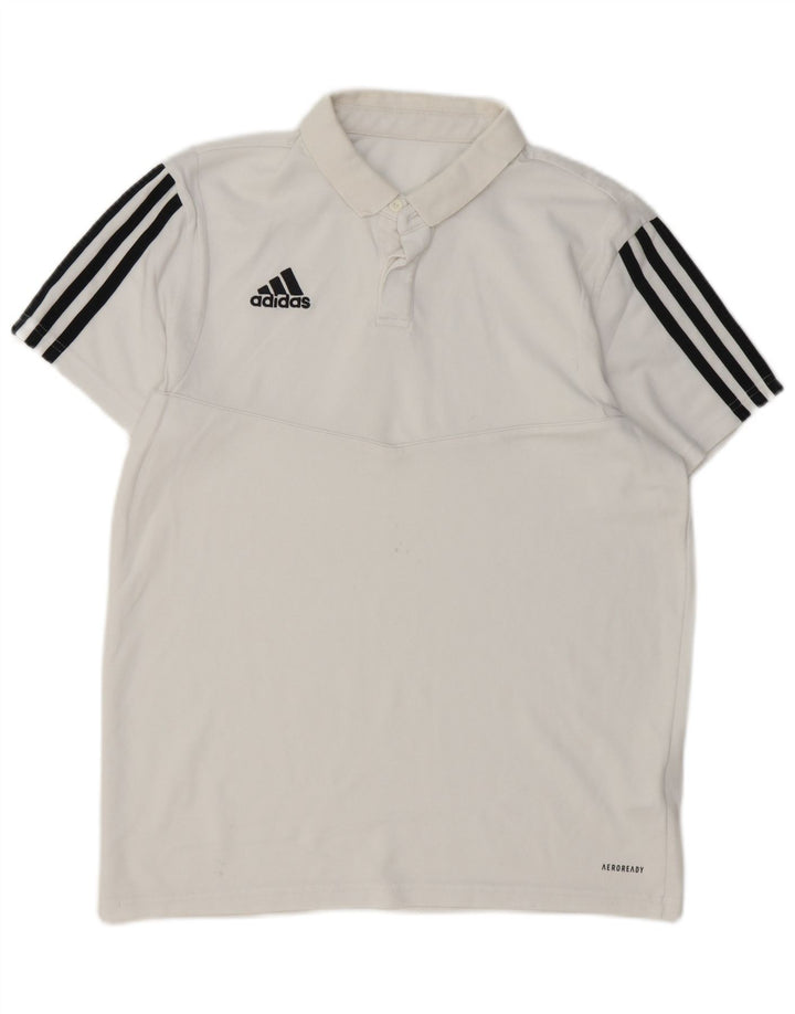 Adidas muška Aeroready polo majica Srednje bijeli pamuk