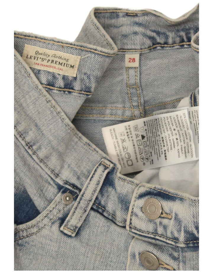 Levi's ženska traper suknja W28 srednje plavi pamuk