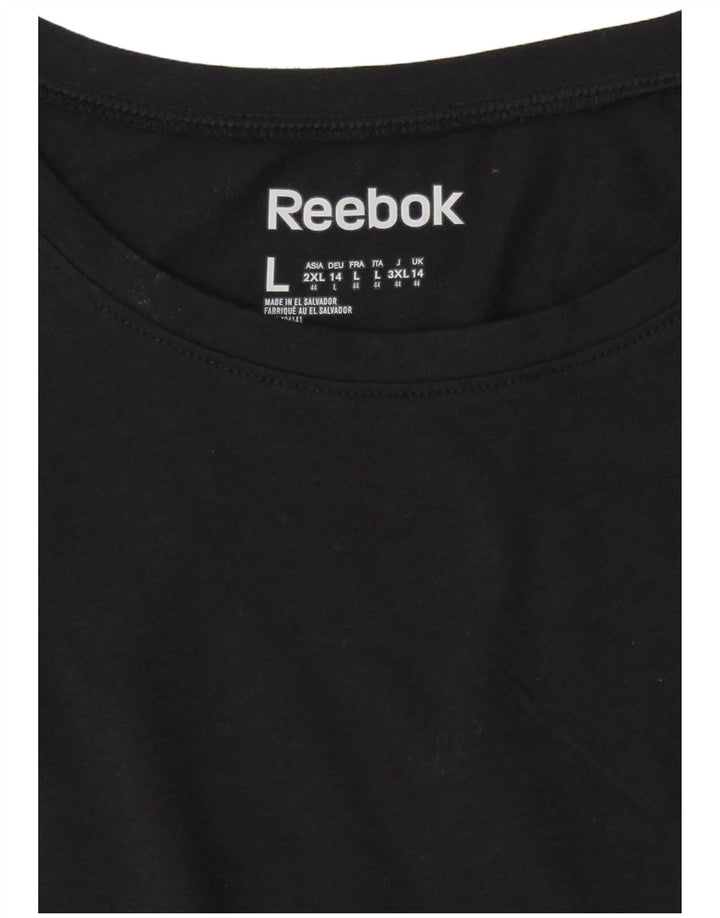 Reebok ženska majica kratkih rukava UK 14 srednje crna