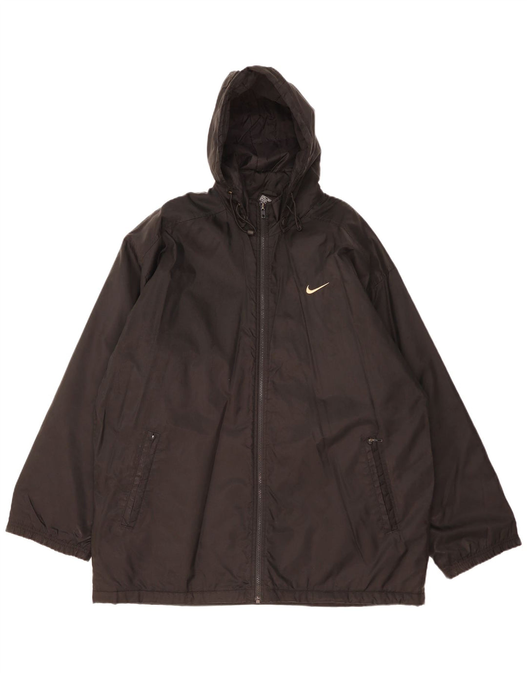 Nike muška grafička jakna s kapuljačom UK 42/44 veliki crni poliester