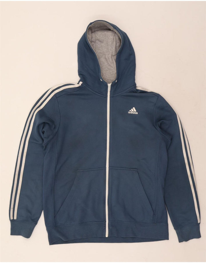Adidas muški džemper s kapuljačom Climalite, veliki tamnoplavi poliester