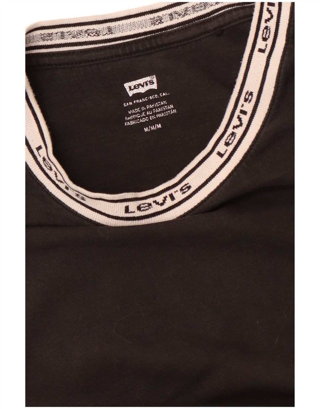 LEVI'S Ženska majica kratkih rukava s grafičkim motivima UK 14 srednje crna