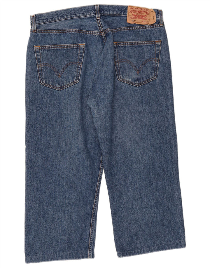 Levi's muške 501 Capri traperice W36 L21 plavi pamuk