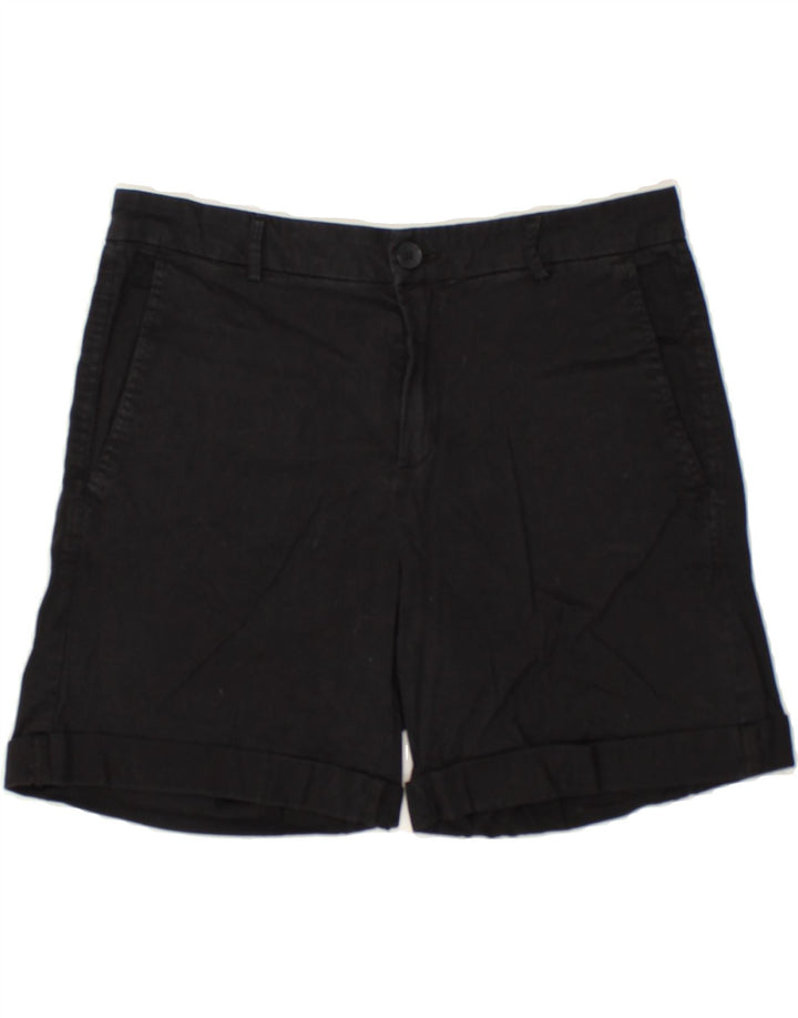 BENETTON Womens Casual Shorts W32 Large Black | Vintage Benetton | Thrift | Second-Hand Benetton | Used Clothing | Messina Hembry 