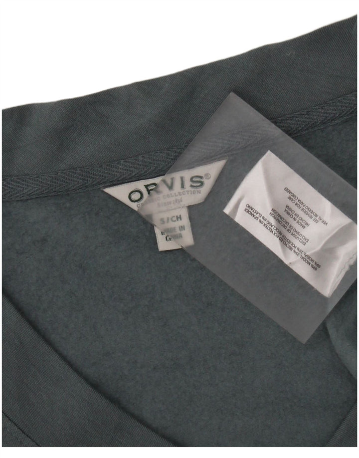 ORVIS velika ženska majica s kratkim rukavima UK 10 Small Blue Modal