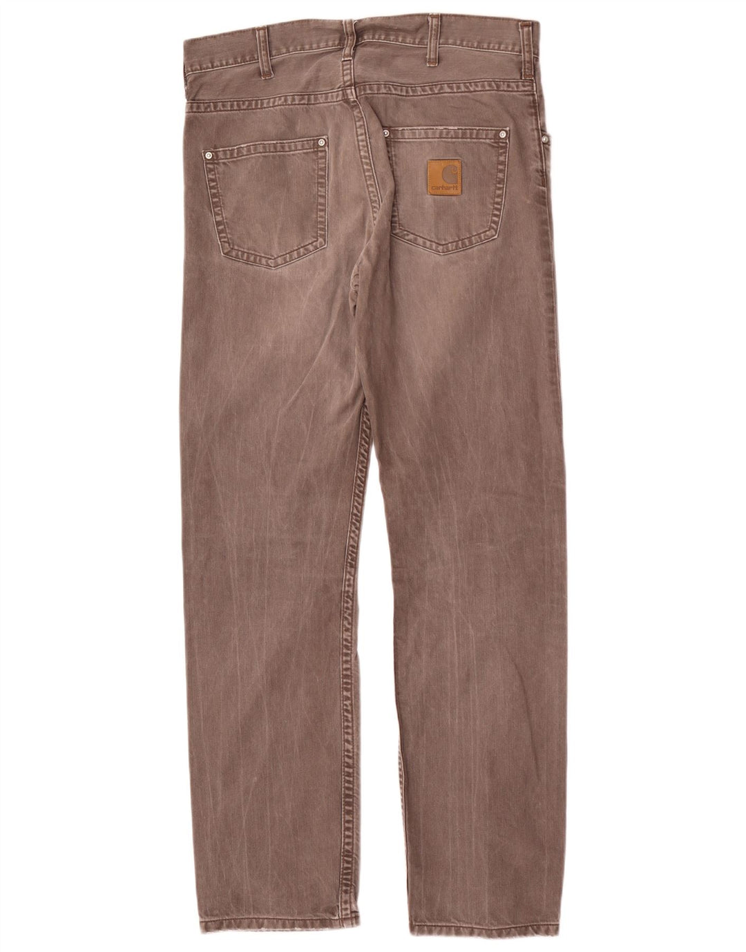 Carhartt muške ravne traperice W30 L32 sivi pamuk