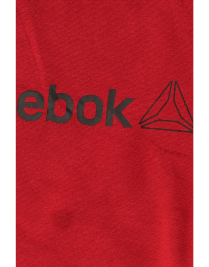 Reebok muška majica s grafičkim motivima, velika tamnocrvena
