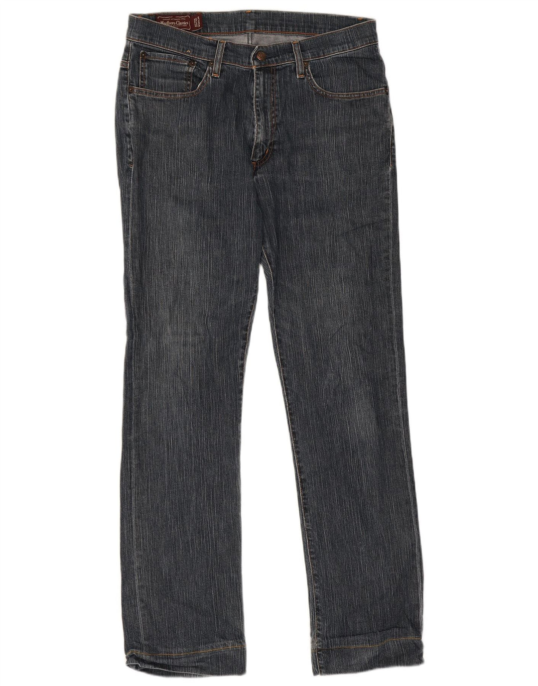 Marlboro Classics Mens Straight Jeans W33 L31 Plavi pamuk