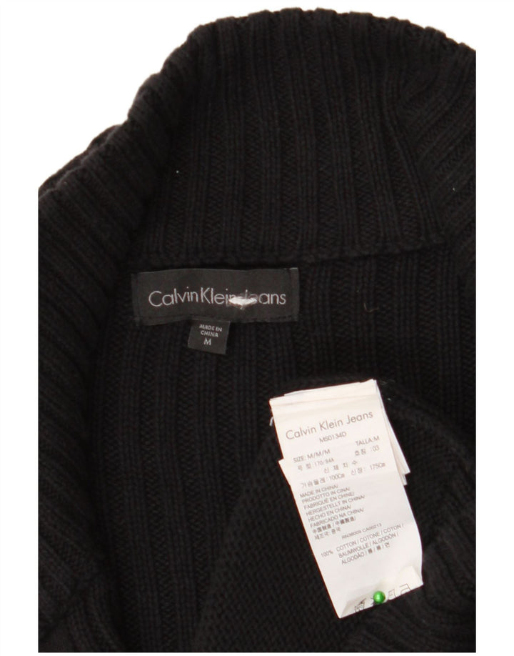 Calvin Klein Jeans muški kardigan džemper Srednje crni pamuk