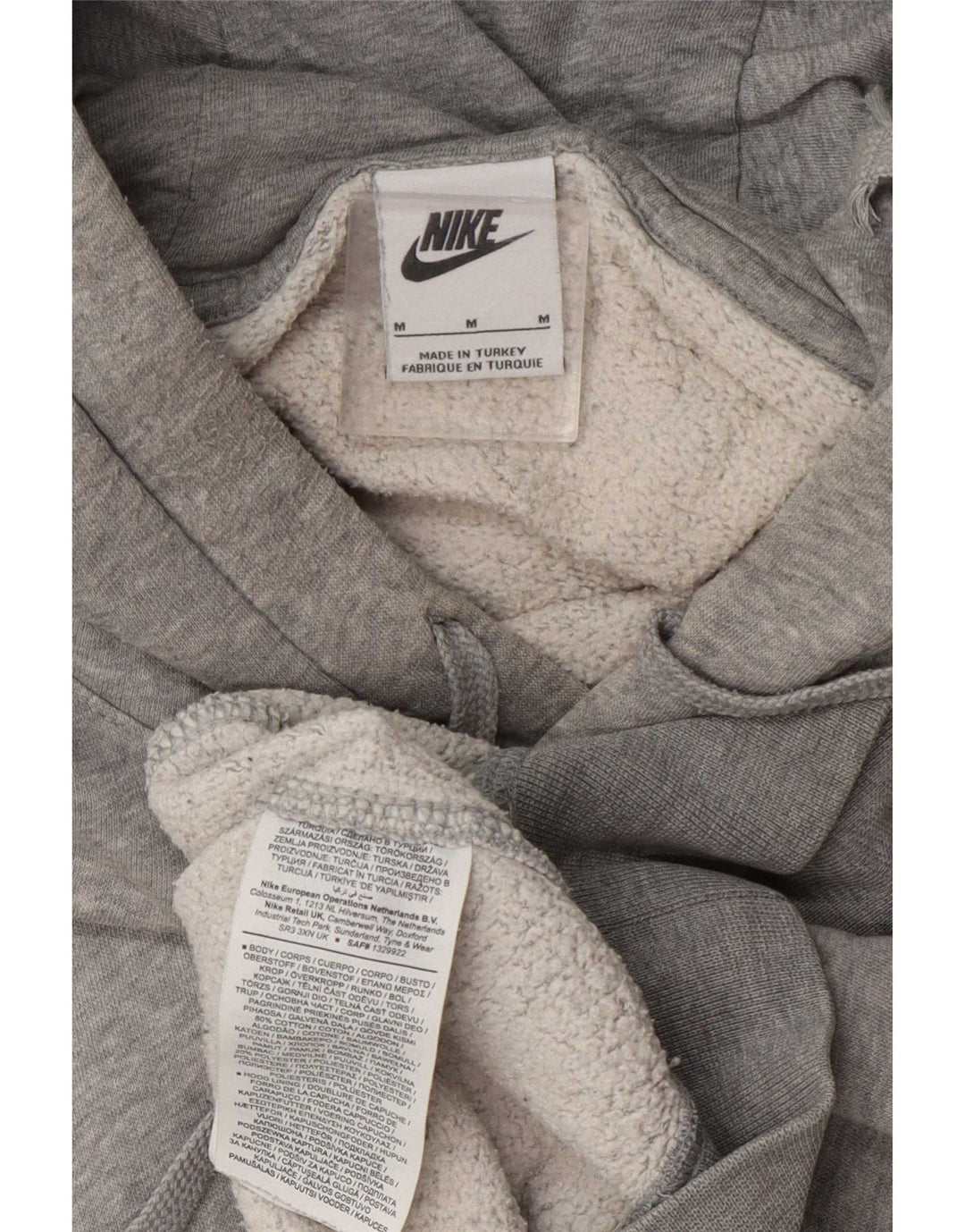Nike muška majica s kapuljačom srednje sivi pamuk