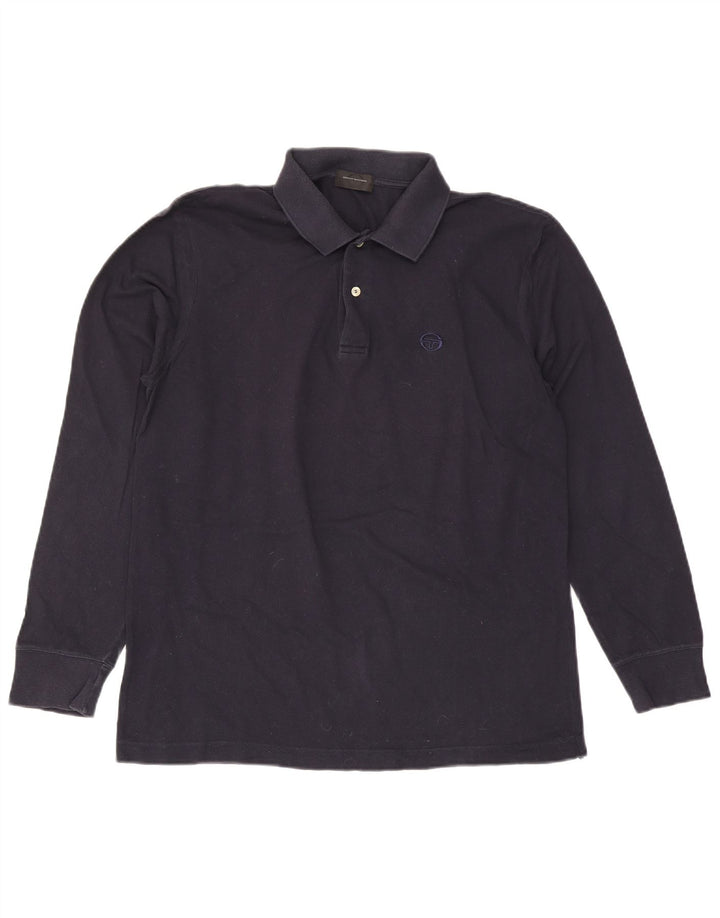 Velika muška polo majica dugih rukava Sergio Tacchini tamnoplava