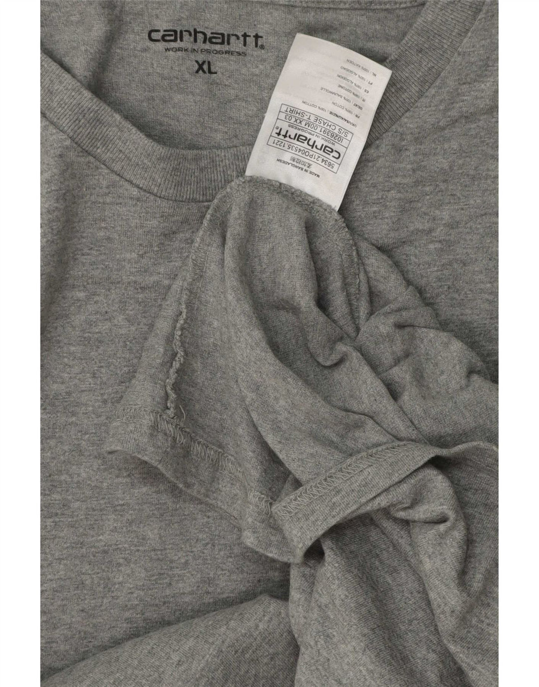 Carhartt muška majica kratkih rukava XL sivi pamuk