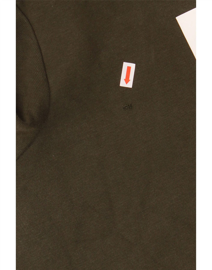 Puma muška majica s kapuljačom XL, kaki pamuk