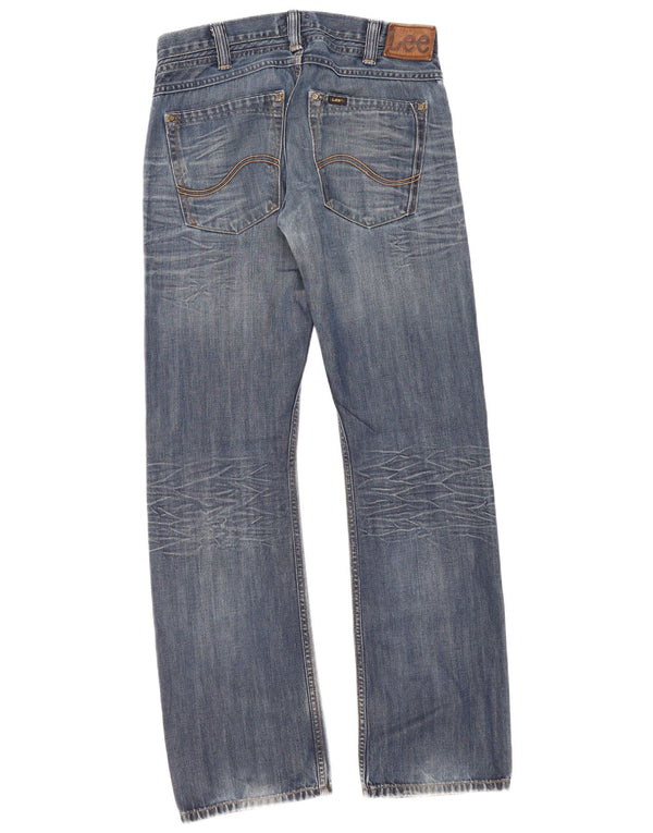 Lee Mens Flint Insert Straight Jeans W32 L34 Plavi pamuk