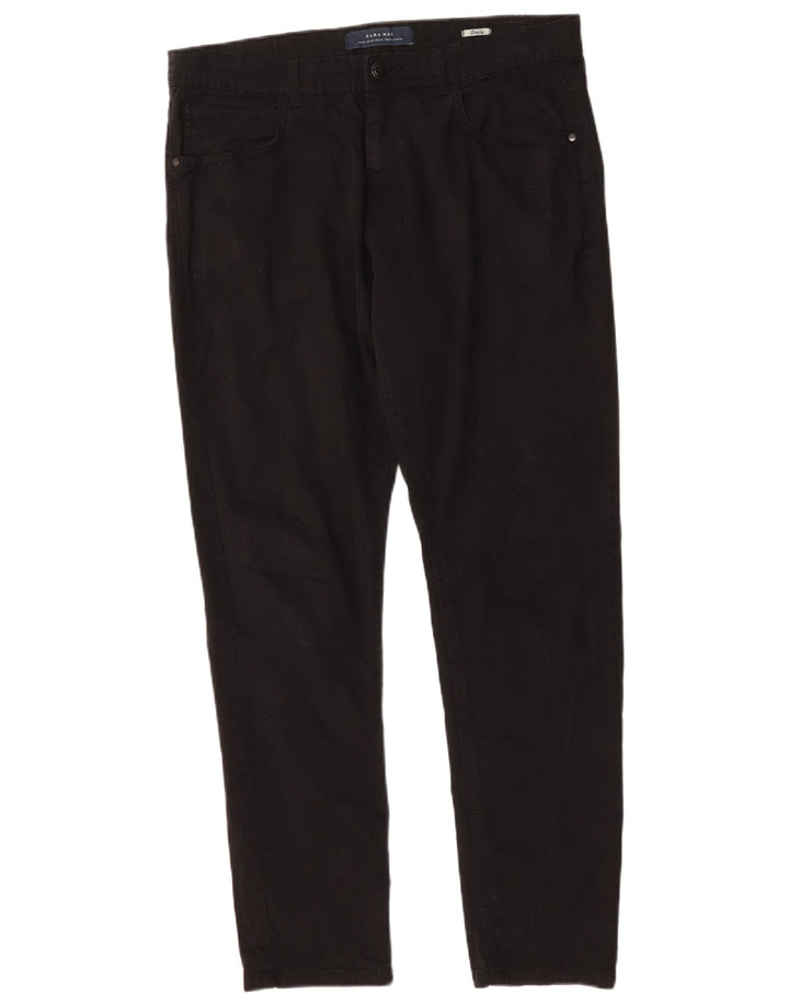 Zara muške uske traperice EU 44 Large W34 L31 crne