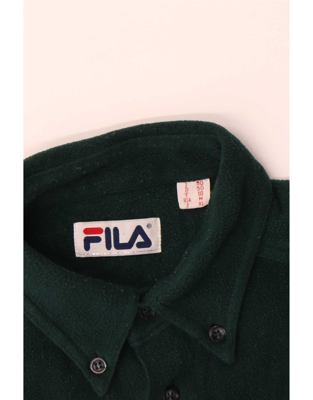 Fila muška majica od flisa IT 50 Srednje zelena