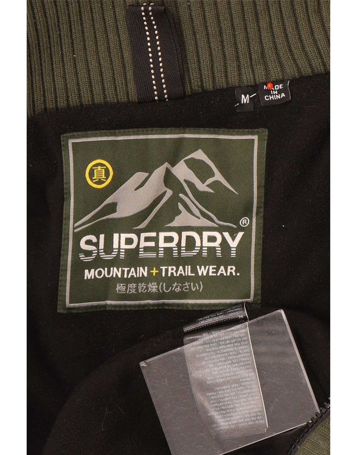 Superdry ženska jakna vjetrovka s kapuljačom UK 14 srednji kaki poliester