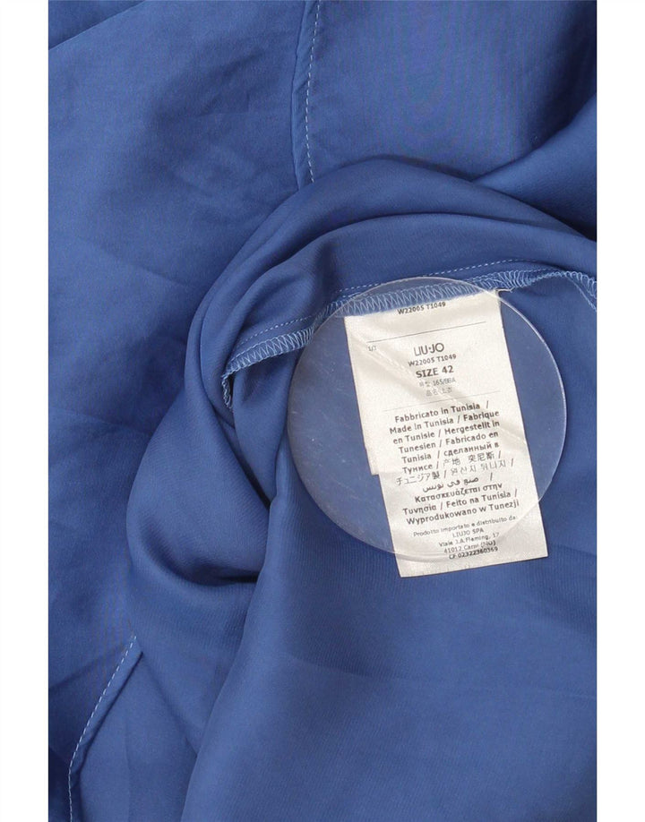 Liu Jo ženska majica na jedno rame IT 42 Medium Blue Polyester