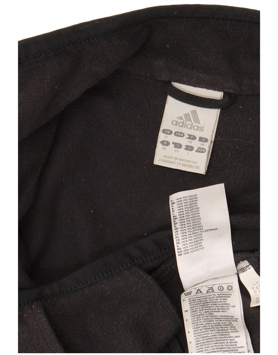 Adidas Climawarm ženska jakna od flisa UK 12 Srednji crni poliester