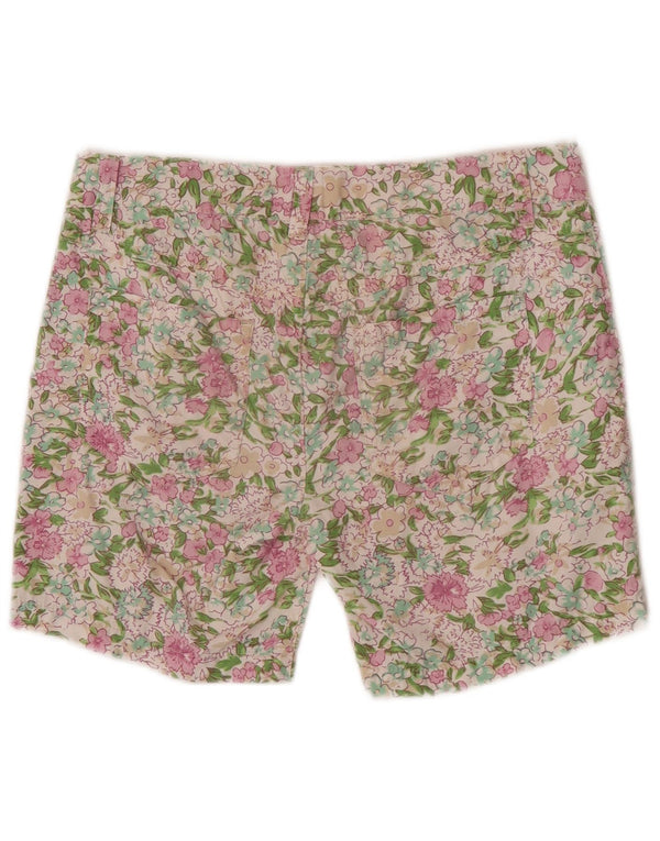 Ležerne kratke hlače Benetton za djevojčice 11-12 godina 2XL W29 Raznobojni cvjetni