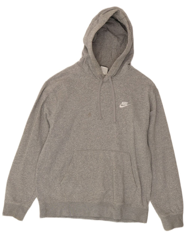 Nike muška majica s kapuljačom, srednje sivi flekasti pamuk