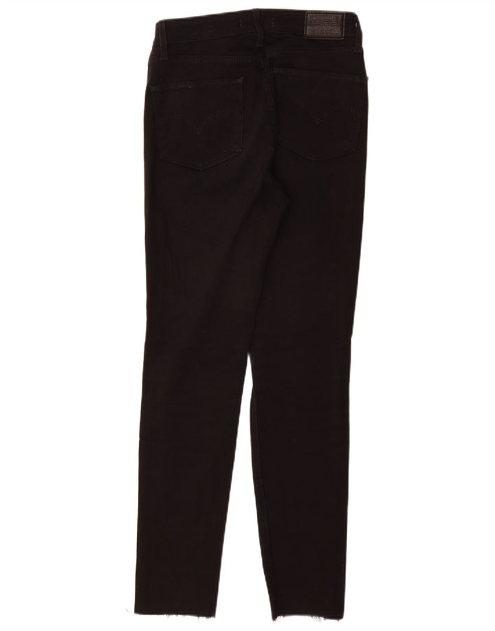 LEVI'S ženske uske traperice visokog struka 721 W27 L28 crni pamuk