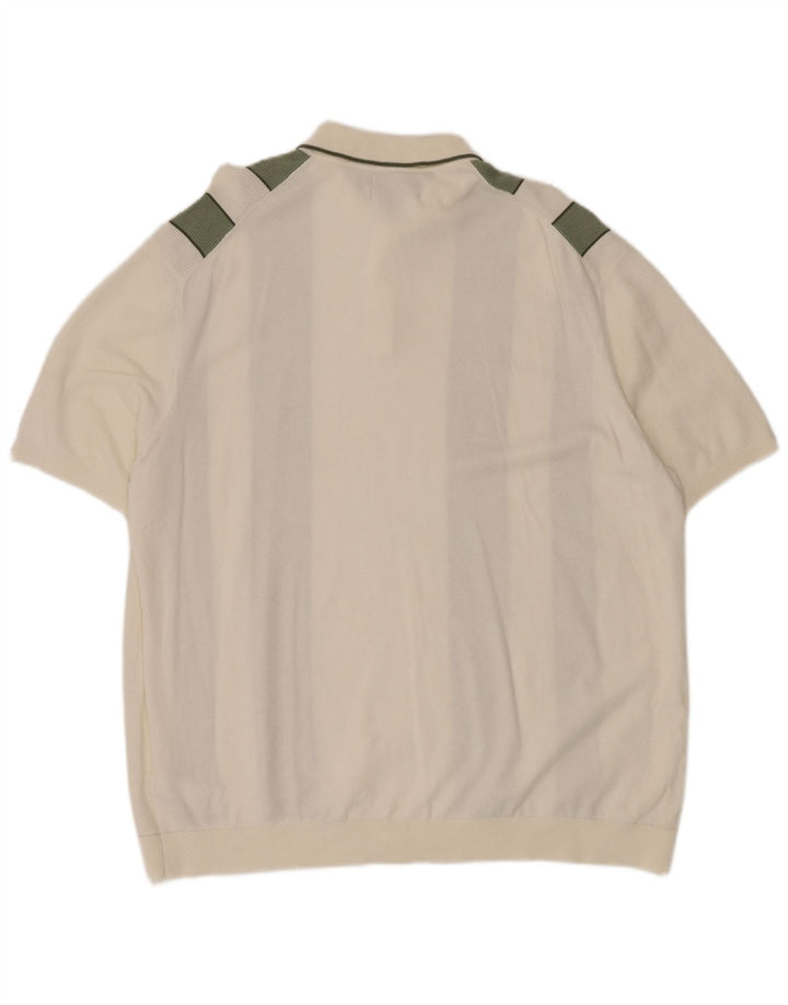 MARKS & SPENCER Muška polo majica 3XL bijeli pamuk u boji