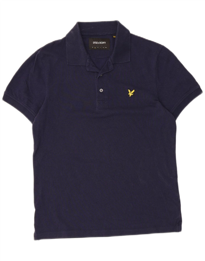 Lyle & Scott muška polo majica mala tamnoplava pamuk