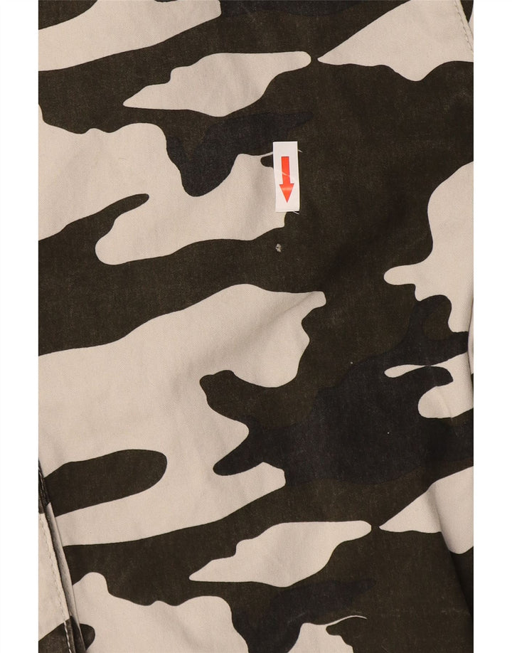 French Connection muške kargo kratke hlače W34 velike kaki kamuflažne boje