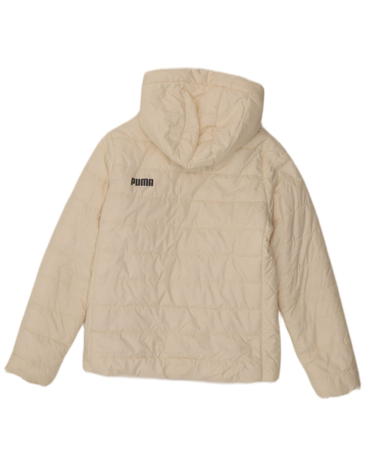 Puma ženska podstavljena jakna s kapuljačom UK 10 Small White Polyester