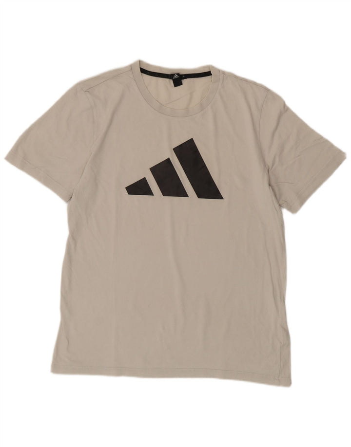 Adidas muška majica kratkih rukava s grafičkim motivima, srednji bijeli pamuk