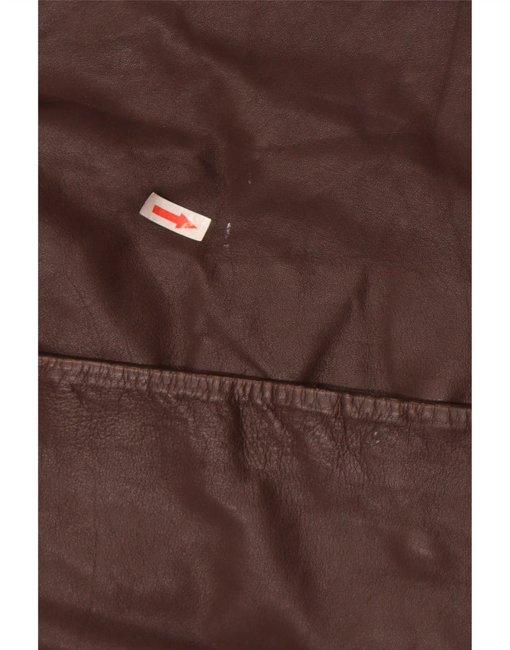 Vintage ženski kožni kaput IT 46 Large Brown Leather
