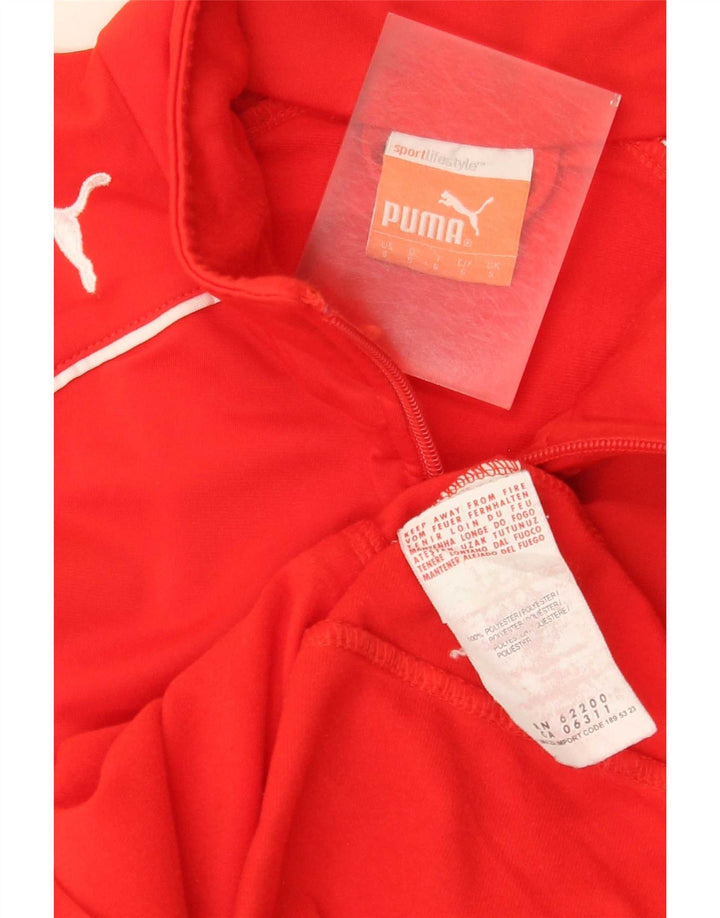 Puma muška gornja jakna trenirke mala narančasta poliester