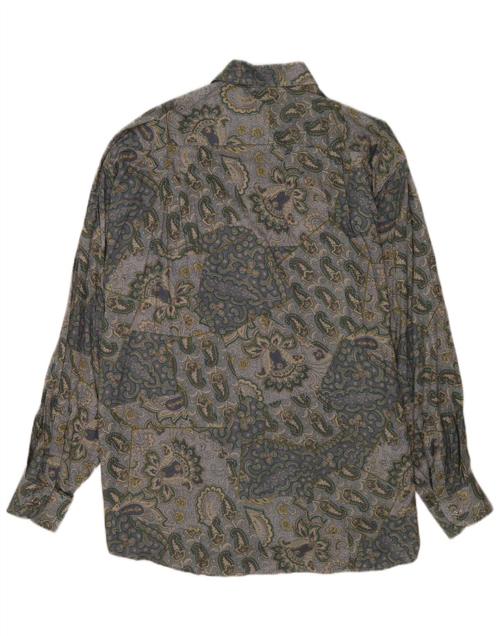 Gandolfi muška košulja XL siva paisley viskoza