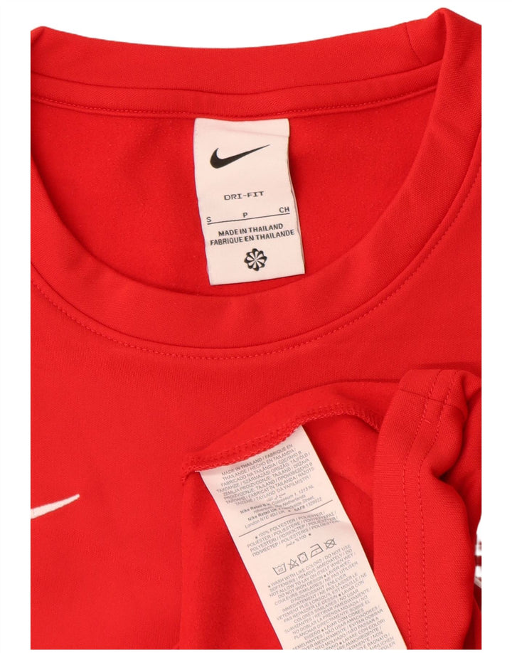 Nike Mens Washington F.C. Top dugih rukava mali crveni poliester